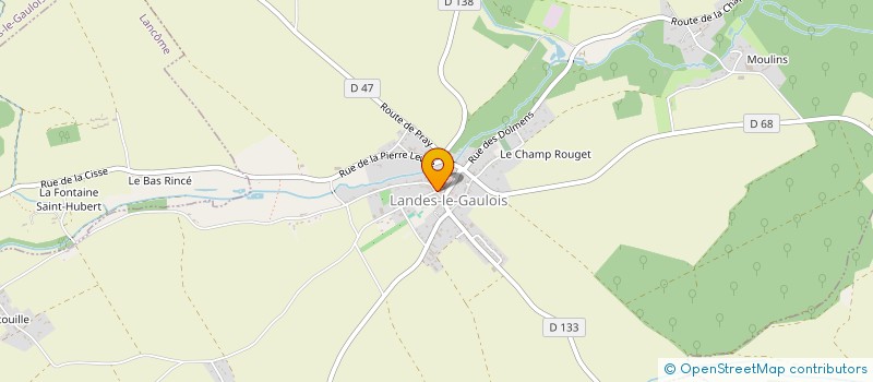 localisation de l'entreprise SCI DU 13  LANDES-LE-GAULOIS