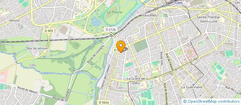 localisation de l'entreprise SCI DU 13 A PANAME à CAEN