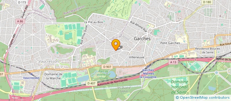 localisation de l'entreprise SCI DU 13 AVENUE BREZIN à GARCHES