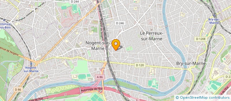 localisation de l'entreprise SCI DU 13 AVENUE GABRIEL PERI à LE PERREUX-SUR-MARNE
