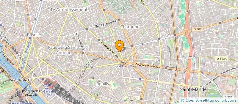 localisation de l'entreprise SCI DU 13 BIS AVENUE PHILIPPE AUGUSTE à PARIS