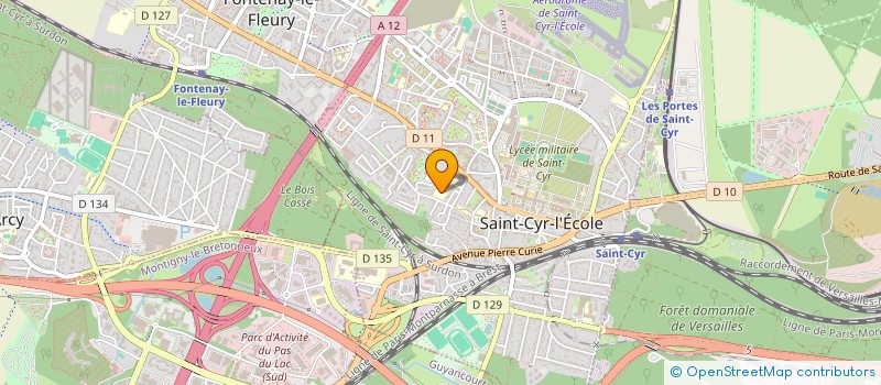 localisation de l'entreprise SCI DU 13 JANVIER à SAINT-CYR-L'ECOLE