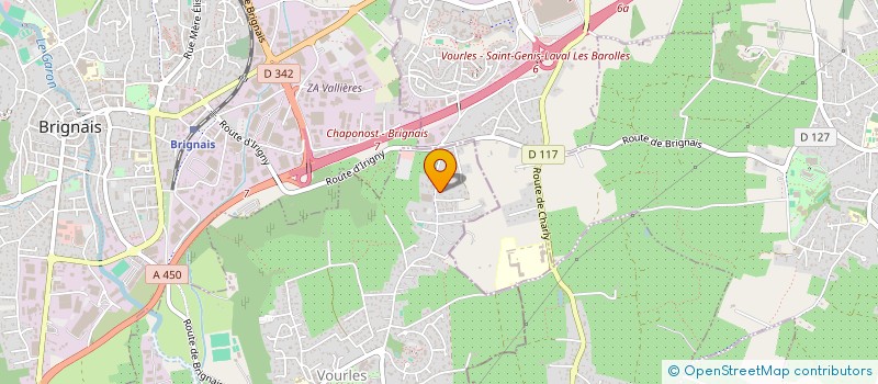 localisation de l'entreprise SCI DU 13 JUILLET à VOURLES