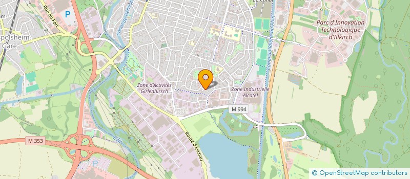 localisation de l'entreprise SCI DU 13 JUIN  ILLKIRCH-GRAFFENSTADEN