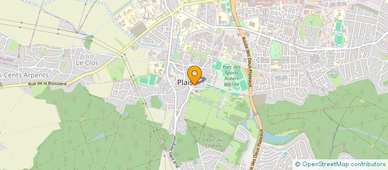 localisation de l'entreprise SCI DU 13 OCTOBRE 93  PLAISIR