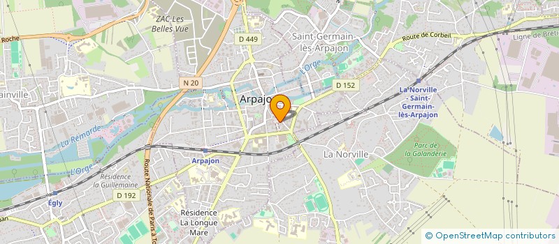 localisation de l'entreprise SCI DU 13 PLACE DU MARCHE  ARPAJON