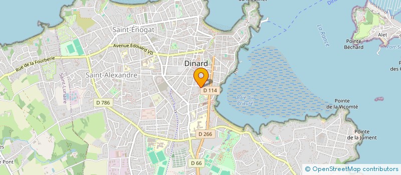 localisation de l'entreprise SCI DU 13 R DE LA CAILLIBOTAIS  DINARD