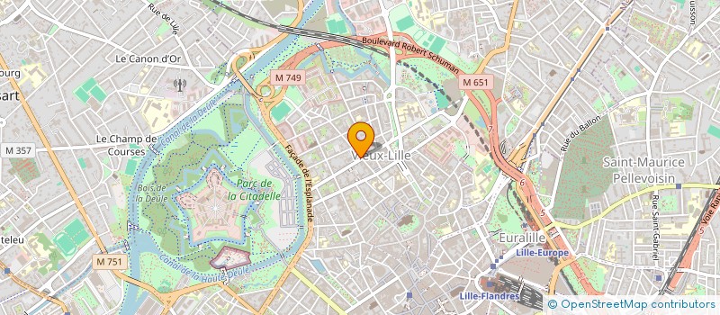 localisation de l'entreprise SCI DU 13 R DU R à LILLE