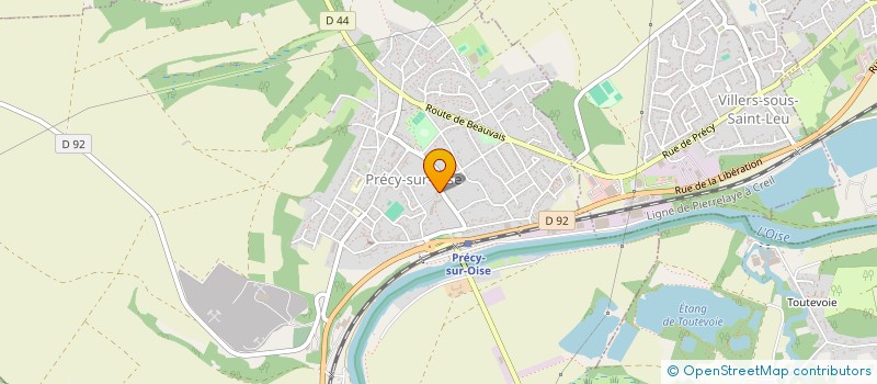 localisation de l'entreprise SCI DU 13 RUE DE CHARNY  PRECY-SUR-OISE