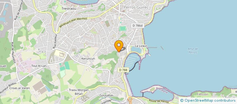 localisation de l'entreprise SCI DU 13 RUE DE KERAMPONT  PERROS-GUIREC