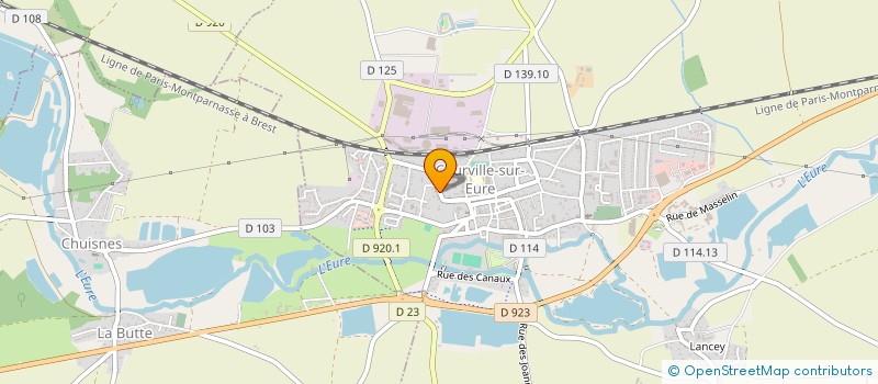 localisation de l'entreprise SCI DU 13 RUE DE LA GARE à COURVILLE-SUR-EURE