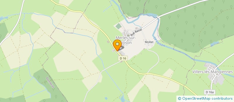 localisation de l'entreprise SCI DU 13 RUE DE LA MARAGOLE à MERLES-SUR-LOISON