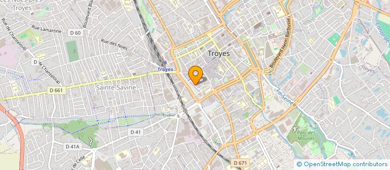 localisation de l'entreprise SCI DU 13 RUE DE LA PIERRE à TROYES