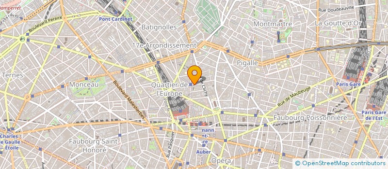 localisation de l'entreprise SCI DU 13 RUE DE LIEGE à PARIS