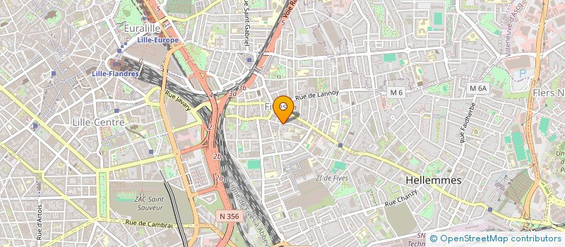 localisation de l'entreprise SCI DU 13 RUE DE TREVISE  LILLE