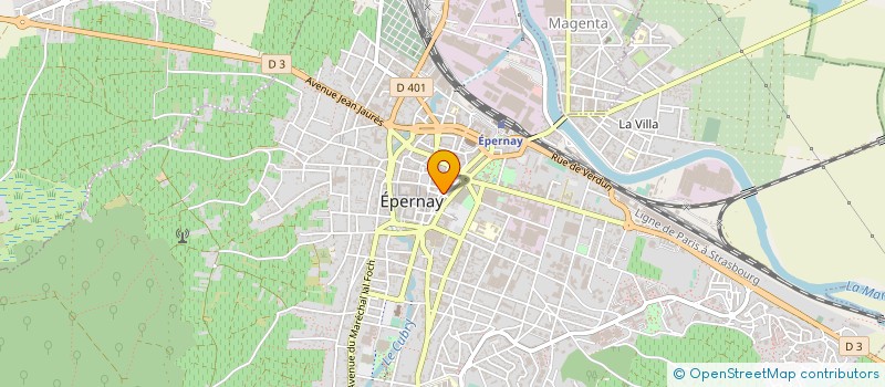 localisation de l'entreprise SCI DU 13 RUE DES BERCEAUX à EPERNAY