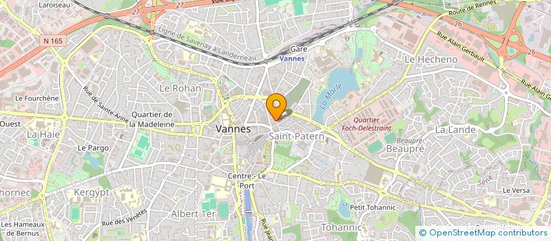 localisation de l'entreprise SCI DU 13 RUE DES FONTAINES à VANNES
