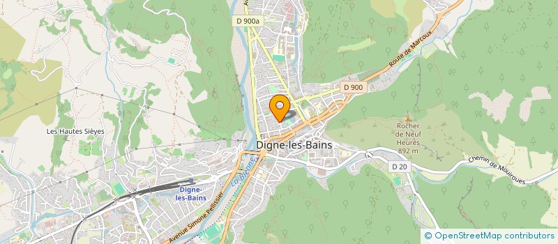 localisation de l'entreprise SCI DU 13 RUE DES MARSEILLAIS à DIGNE-LES-BAINS