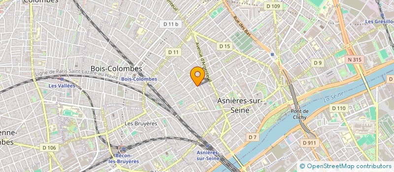 localisation de l'entreprise SCI DU 13 RUE DESCHANEL à ASNIERES-SUR-SEINE