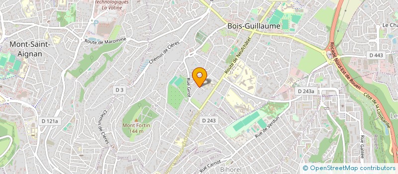 localisation de l'entreprise SCI DU 13 RUE DU CALVAIRE à BOIS-GUILLAUME