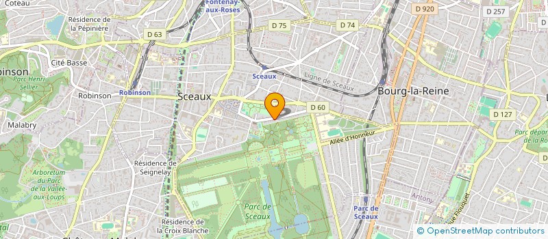 localisation de l'entreprise SCI DU 13 RUE DU COLONEL MARCHAND A VILLEJUIF à SCEAUX