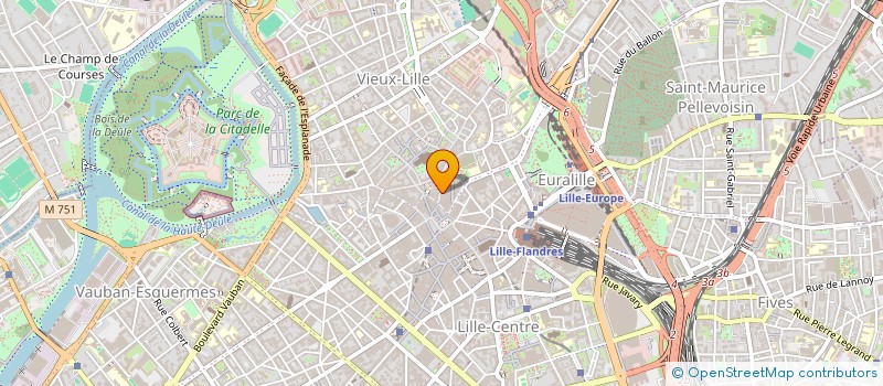 localisation de l'entreprise SCI DU 13 RUE DU FAISAN à LILLE