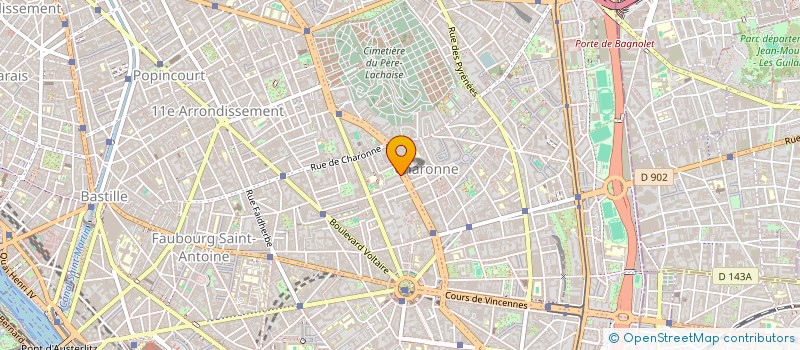 localisation de l'entreprise SCI DU 13 RUE DU VIEUX COUTAINVILLE  PARIS