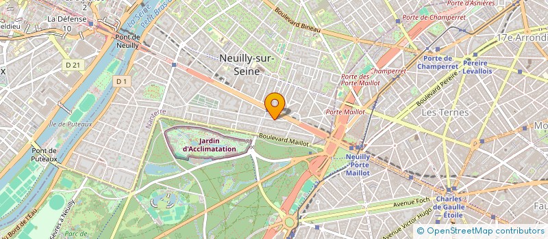 localisation de l'entreprise SCI DU 13 RUE GEORGES RIVES à NEUILLY-SUR-SEINE