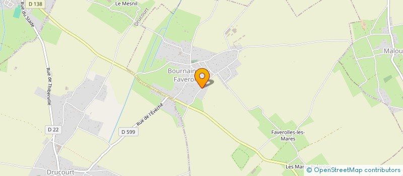 localisation de l'entreprise SCI DU 13 RUE GREGOIRE DE TOURS  BOURNAINVILLE-FAVEROLLES