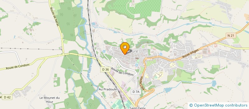 localisation de l'entreprise SCI DU 13 RUE MARES  LECTOURE