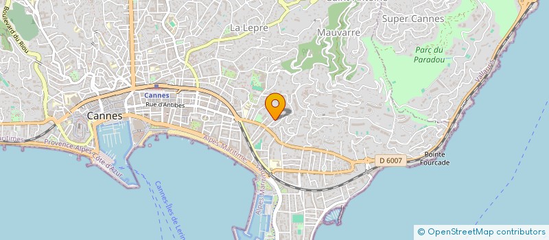 localisation de l'entreprise SCI DU 13 RUE PASTEUR à CANNES