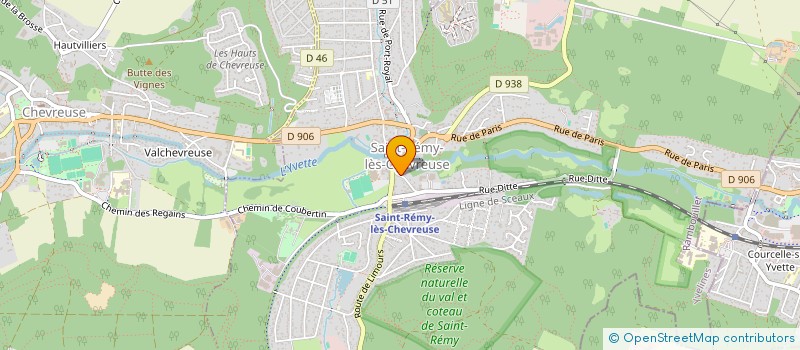 localisation de l'entreprise SCI DU 13 RUE PIERRE CHESNEAU  SAINT-REMY-LES-CHEVREUSE