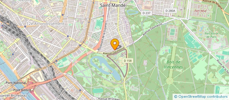 localisation de l'entreprise SCI DU 13 RUE PROUDHON à SAINT-MANDE