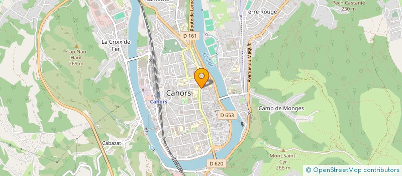 localisation de l'entreprise SCI DU 13 RUE TEMPONIERES  CAHORS