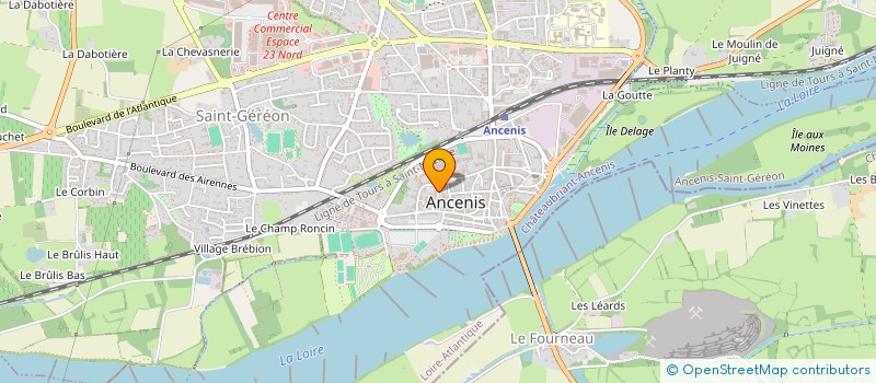 localisation de l'entreprise SCI DU 13 SEPTEMBRE  ANCENIS-SAINT-GEREON