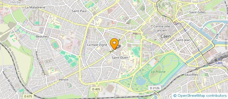 localisation de l'entreprise SCI DU 130 RUE CAPONIERE  CAEN