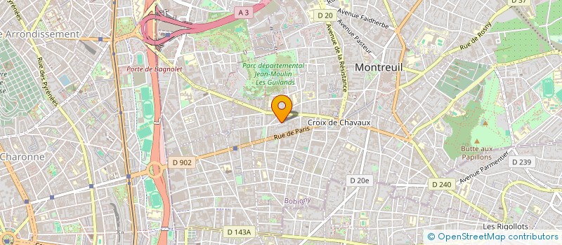 localisation de l'entreprise SCI DU 130 RUE ETIENNE MARCEL à MONTREUIL