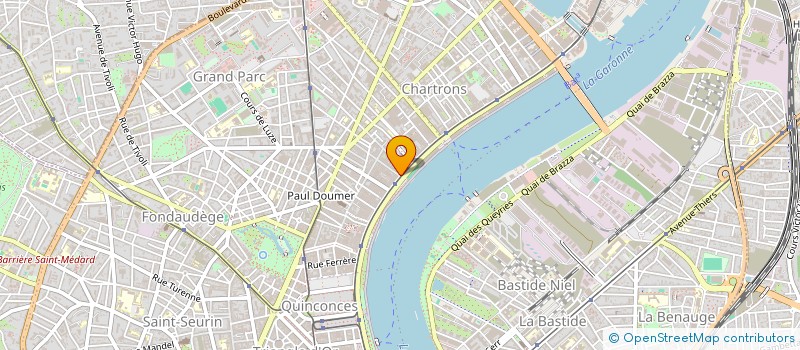 localisation de l'entreprise SCI DU 131 BIS QUAI DES CHARTRONS  BORDEAUX