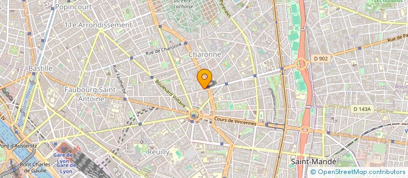 localisation de l'entreprise SCI DU 131 RUE DE MONTREUIL  PARIS