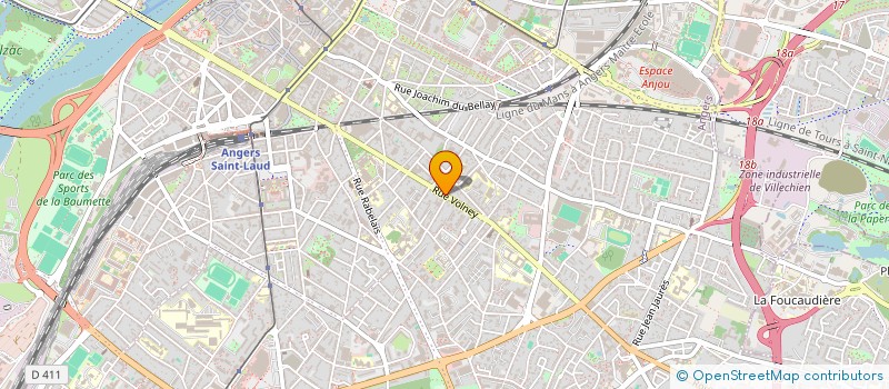 localisation de l'entreprise SCI DU 131 RUE VOLNEY à ANGERS