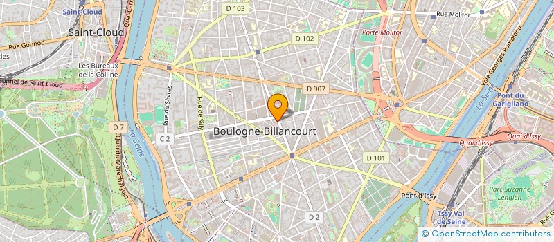 localisation de l'entreprise SCI DU 132 à BOULOGNE-BILLANCOURT
