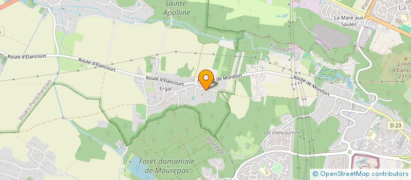 localisation de l'entreprise SCI DU 132 BIS RUE DE CHARTRES  JOUARS-PONTCHARTRAIN