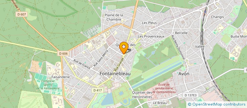 localisation de l'entreprise SCI DU 133 RUE GRANDE  FONTAINEBLEAU