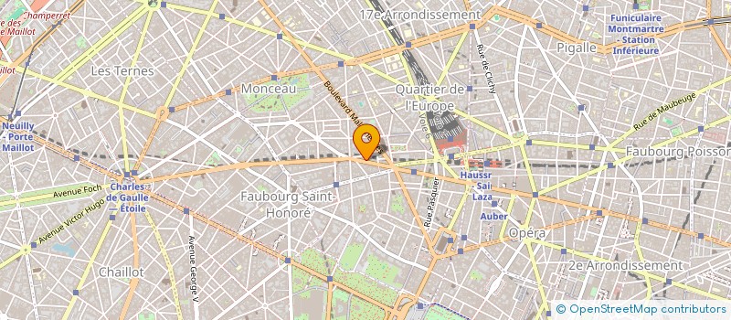 localisation de l'entreprise SCI DU 134 136 RUE CARDINET à PARIS