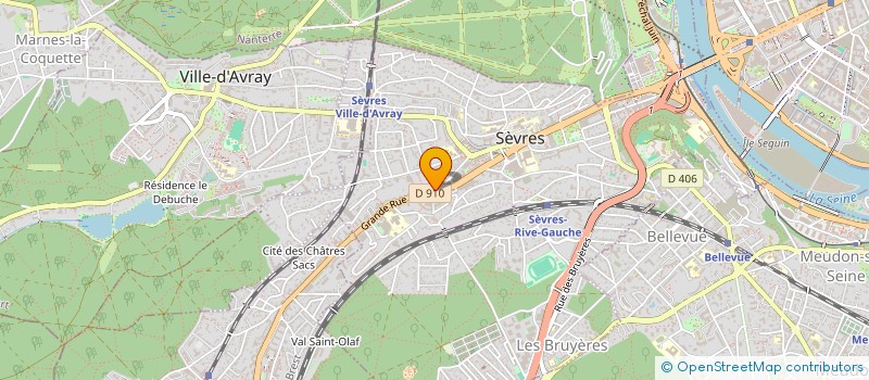 localisation de l'entreprise SCI DU 134 GRANDE RUE  SEVRES