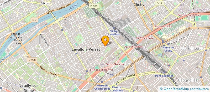 localisation de l'entreprise SCI DU 134 RUE LOUIS ROUQUIER à LEVALLOIS-PERRET