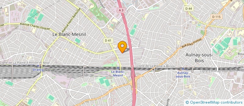 localisation de l'entreprise SCI DU 135 RUE GABRIEL PERI à LE BLANC-MESNIL