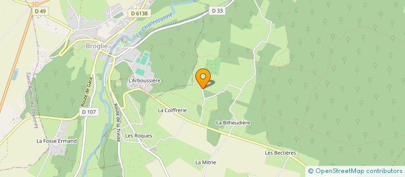 localisation de l'entreprise SCI DU 138 ROUTE NATIONALE  BROGLIE