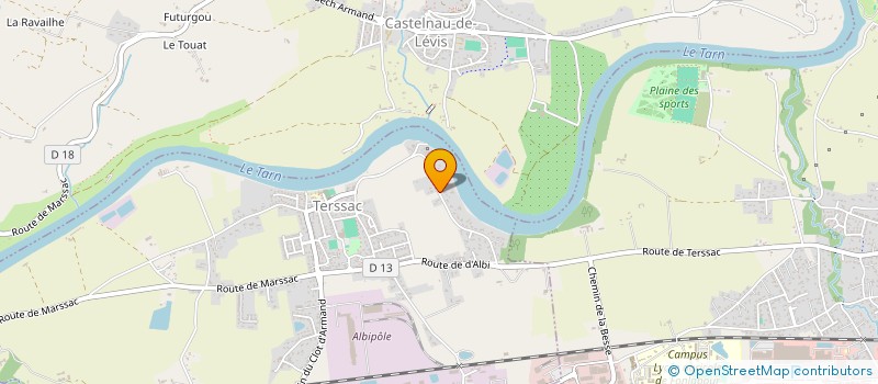 localisation de l'entreprise SCI DU 138 RUE DE TERSSAC  TERSSAC