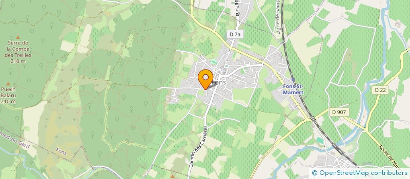 localisation de l'entreprise SCI DU 139 RUE DES JASSES  FONS